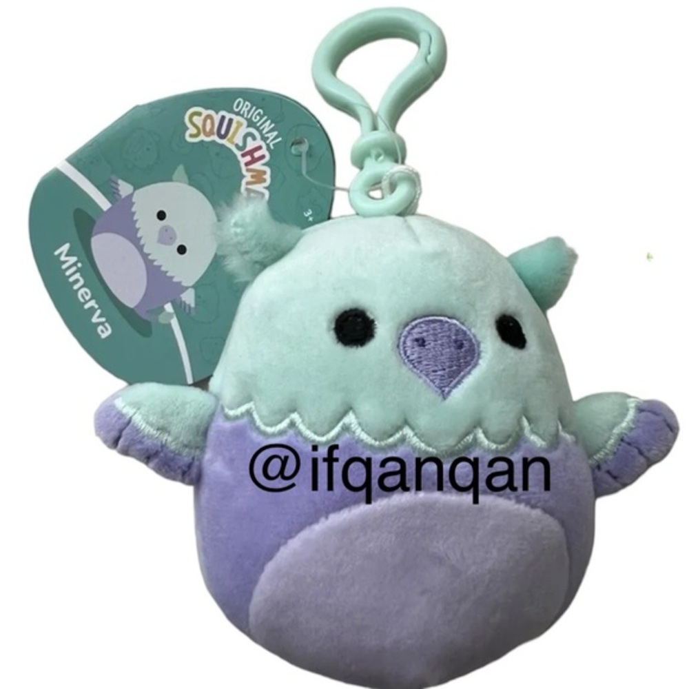 NWT 3” Minerva The Griffin Squishmallows Clip